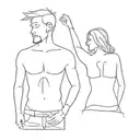 couple matching tattoos  tattoo design idea