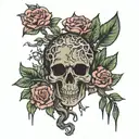 create me a poison tree represents by xxxtentacion tattoo design idea