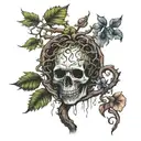 create me a poison tree represents by xxxtentacion tattoo design idea