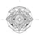 Broken Mirror  tattoo design idea