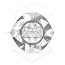 Broken Mirror  tattoo design idea