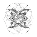 Broken Mirror  tattoo design idea