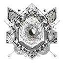 Man Controller of the universe  tattoo design idea