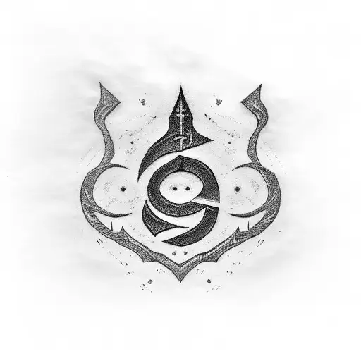 Turkic rune tattoo design idea