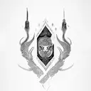 Turkic tattoo design idea