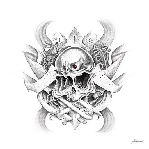 cauldron  tattoo design idea
