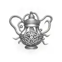 cauldron  tattoo design idea