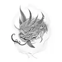 chimera tattoo design idea