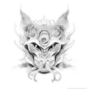 chimera tattoo design idea