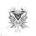 david goliath tattoo design idea