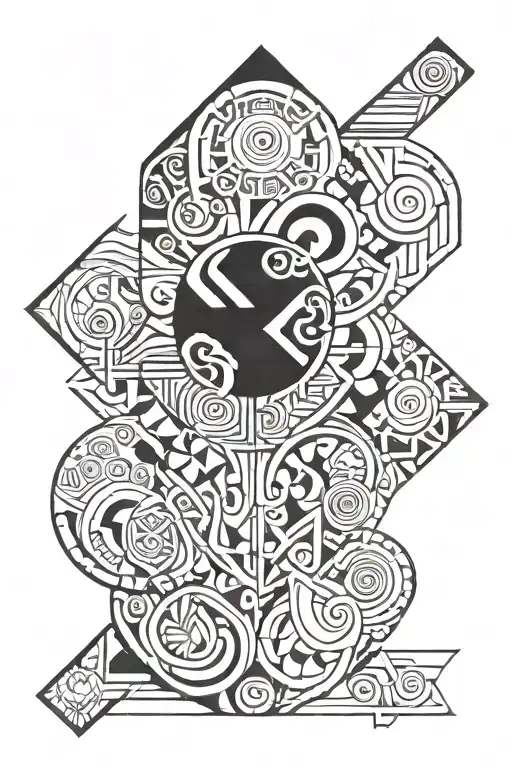 nonbinary identity tattoo design idea