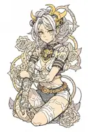 nonbinary identity tattoo design idea