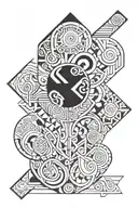 nonbinary identity tattoo design idea