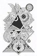 nonbinary identity tattoo design idea