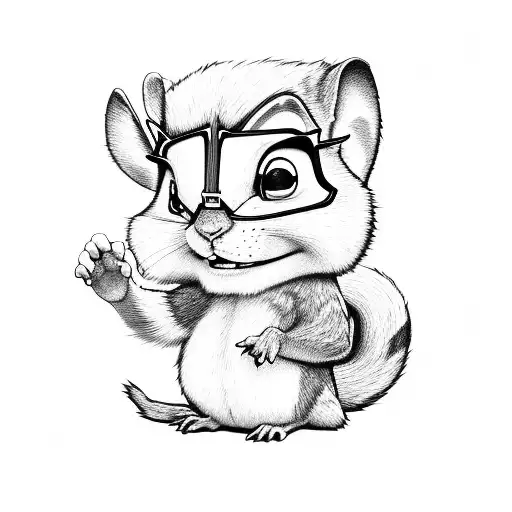 alvin and chipmunks tattoo design idea
