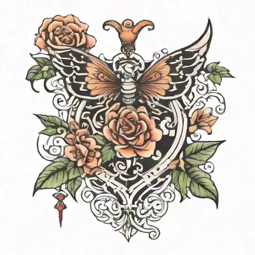 crossword CRISTINA MICHAEL tattoo design idea