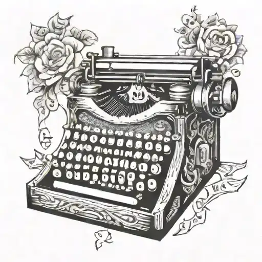 crossword CRISTINA MICHAEL typewriter font tattoo design idea