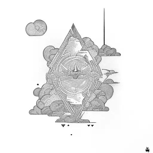 Sky is the limit tattoo design idea