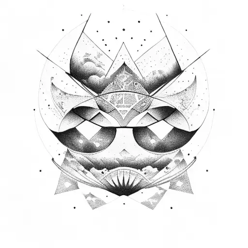 sky is the limit tattoo design idea