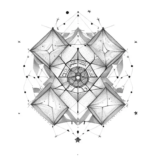 A constellation of stars soaring through the sky like an armband tattoo design idea