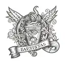 barista tattoo design idea