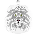 A fierce lion wearing a soccer jersey and holding a spatula, representing the client's passion for both cooking and soccer. tattoo design idea