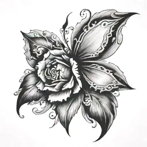 tattoo placed on the collarbone that appears to disappear from the skin tattoo design idea