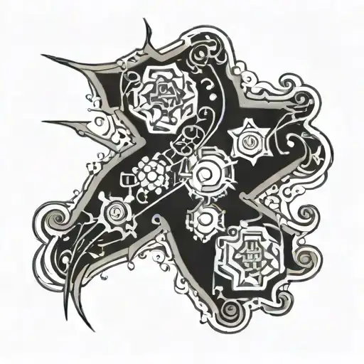tile, physics, blink 182 tattoo design idea