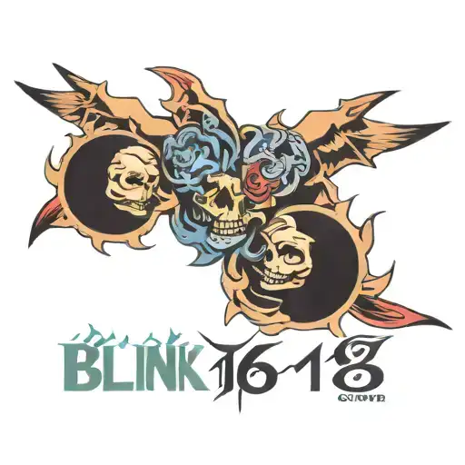 blink 182 tattoo design idea