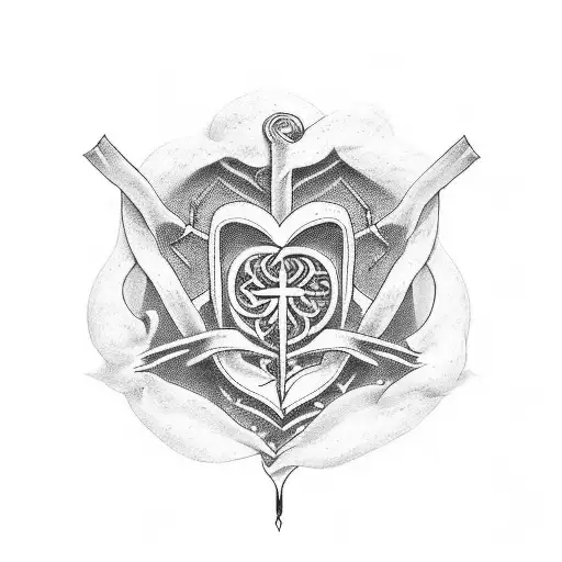 a text ratio with the following phrase: "Let Thy goodness like a fetter Bind my wandering heart to Thee" tattoo design idea