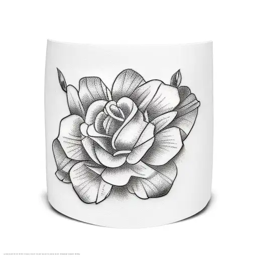 Flowers bracelet  tattoo design idea