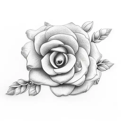 Flower bracelet  tattoo design idea