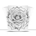 Flowers bracelet  tattoo design idea