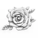 Flower bracelet  tattoo design idea