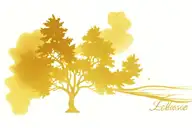 Lebanese cedar tree with heartbeat going through it tattoo design idea