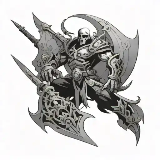 death ship dota 2 hero tattoo design idea