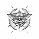 triforce tattoo design idea
