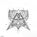 triforce tattoo design idea