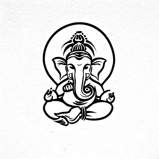 Ganesha Tattoo Ideas | TattoosAI