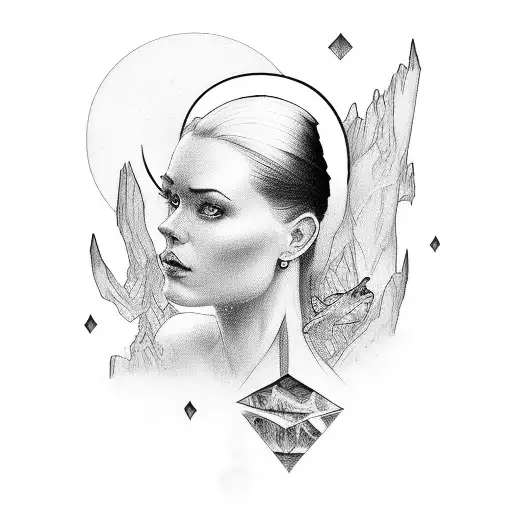 fjord tattoo design idea