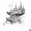 fjord tattoo design idea