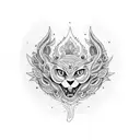 esgle hunting tattoo design idea