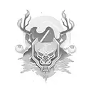 esgle hunting tattoo design idea