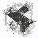 cancer and Virgo constellation tattoo design idea