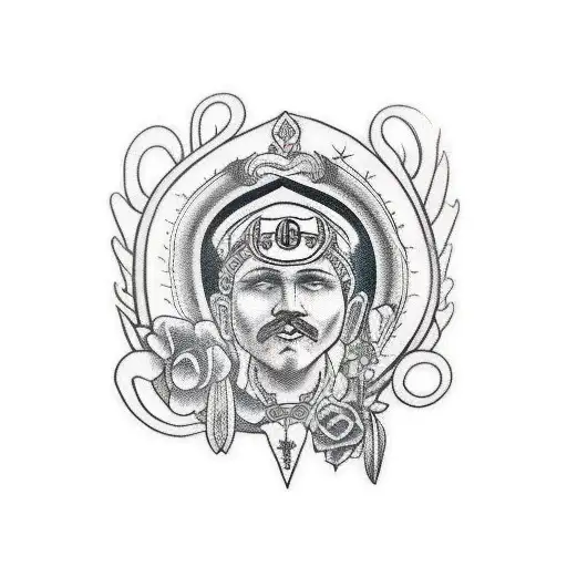 sleeve black romanian traditional motive  tattoo design idea