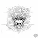 hunter x hunter the judgment chain tattoo design idea