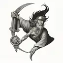 biblical tattoo design idea