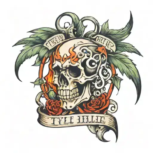 To hell before you, to heaven after you lose tattoo design idea