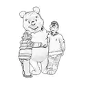 winnie the pooh tattoo design idea