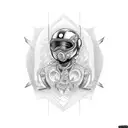 street racer tattoo design idea